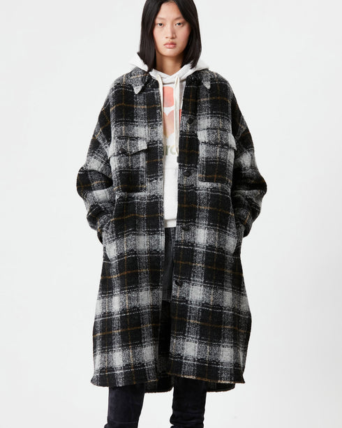 Fontizi Check Coat
