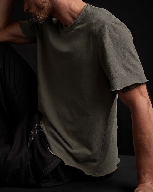 Recycled Brushed Jersey Crew