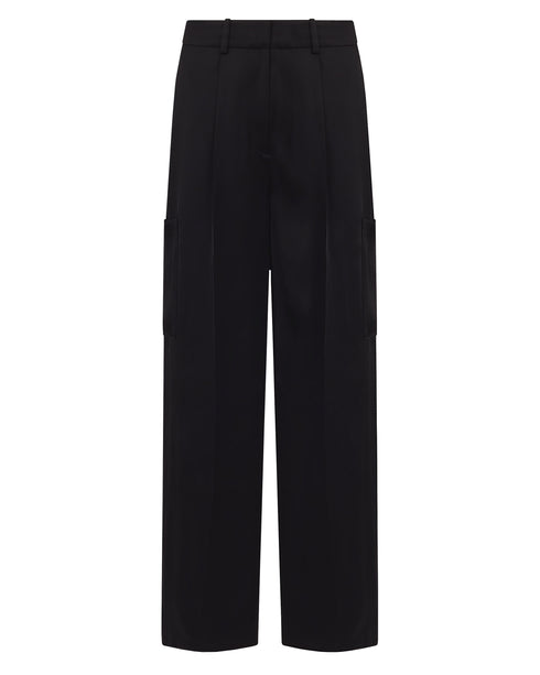 Carmel Satin Cargo Pants