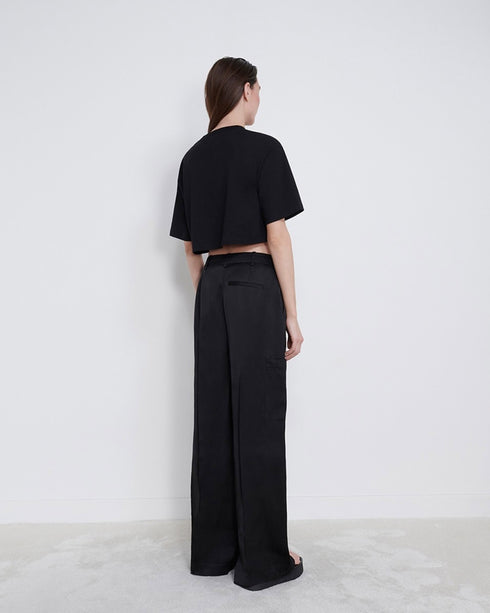 Carmel Satin Cargo Pants