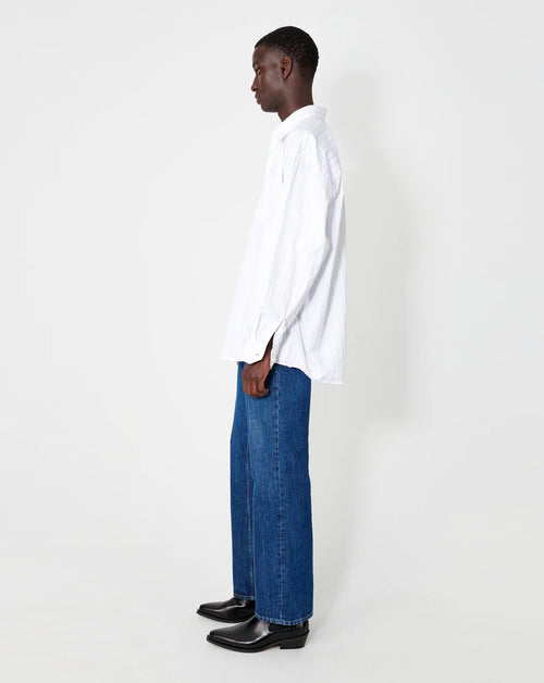 Borrowed Shirt - Sapphire Pinstripe | Our Legacy | WORKSHOP
