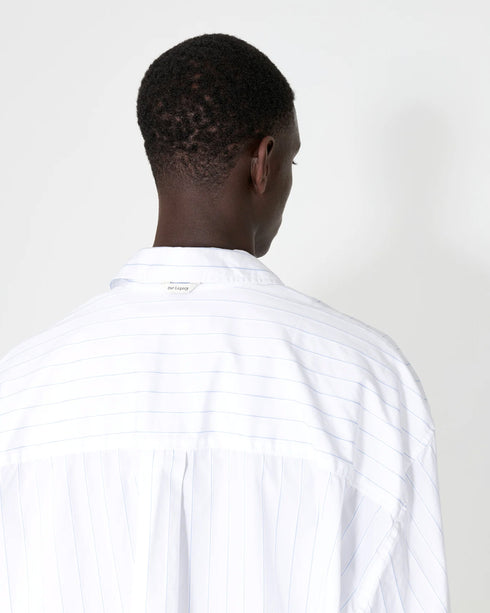 Borrowed Shirt - Sapphire Pinstripe