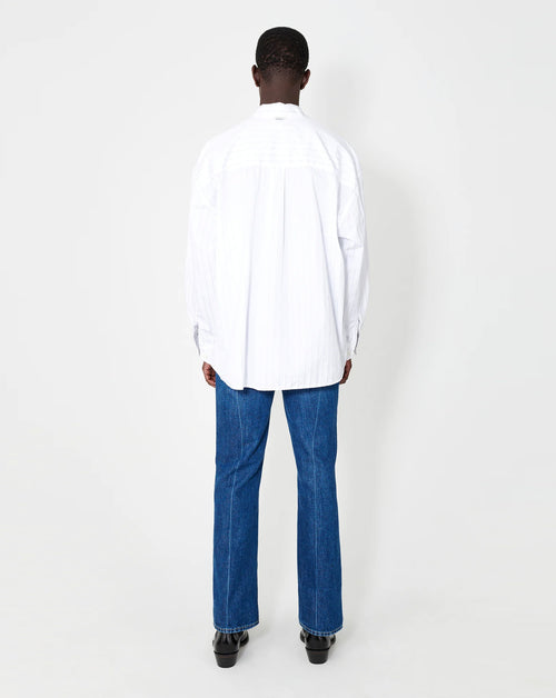 Borrowed Shirt - Sapphire Pinstripe | Our Legacy | WORKSHOP