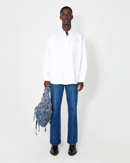 Borrowed Shirt - Sapphire Pinstripe | Our Legacy | WORKSHOP