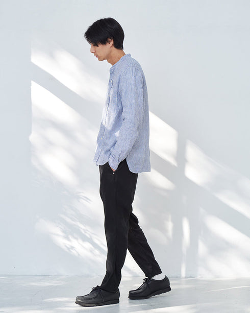 Regular Collar Linen Shirt