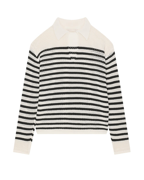 Angelique Striped Polo