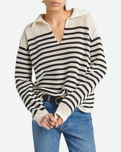 Angelique Striped Polo