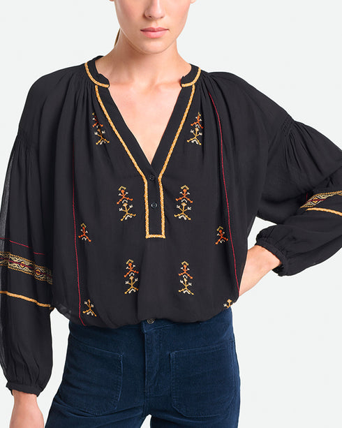 Nipoa Emb Blouse