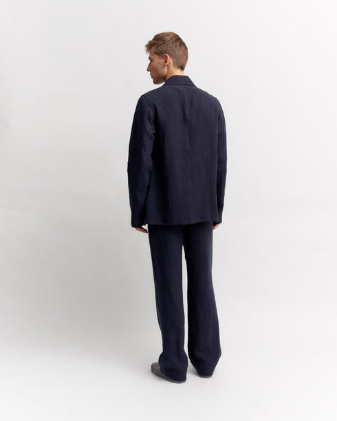 Wide Leg Linen Chino