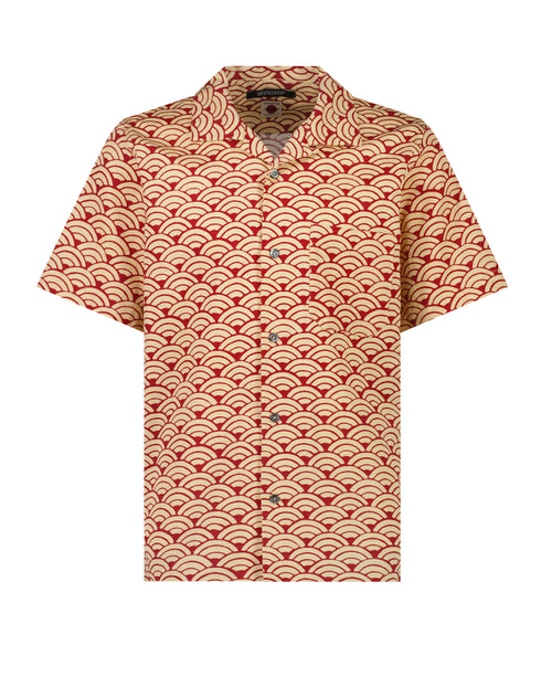 Garage Shirt - Red Wave