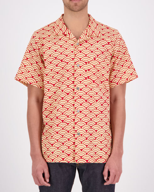 Garage Shirt - Red Wave