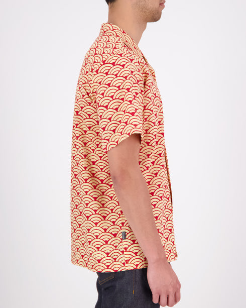 Garage Shirt - Red Wave