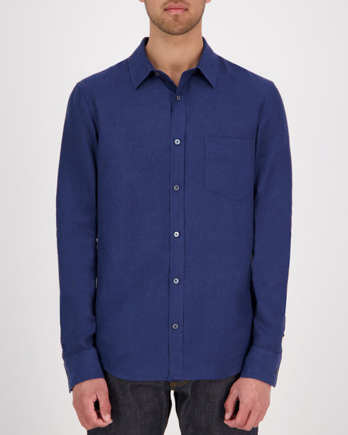 Linen Chambray Arrowhead Shirt