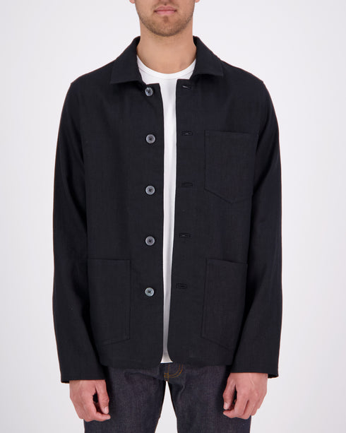 Linen Chore Jacket