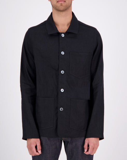 Linen Chore Jacket