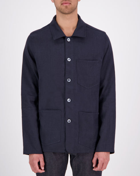 Linen Chore Jacket