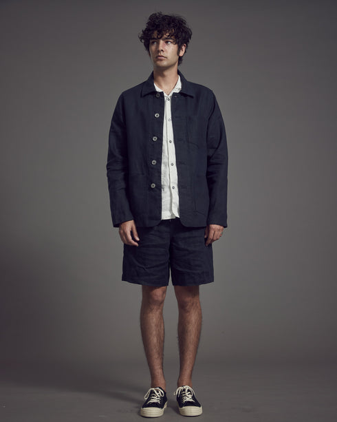 Linen Chore Jacket