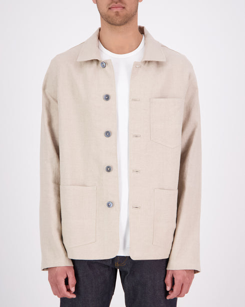 Linen Chore Jacket