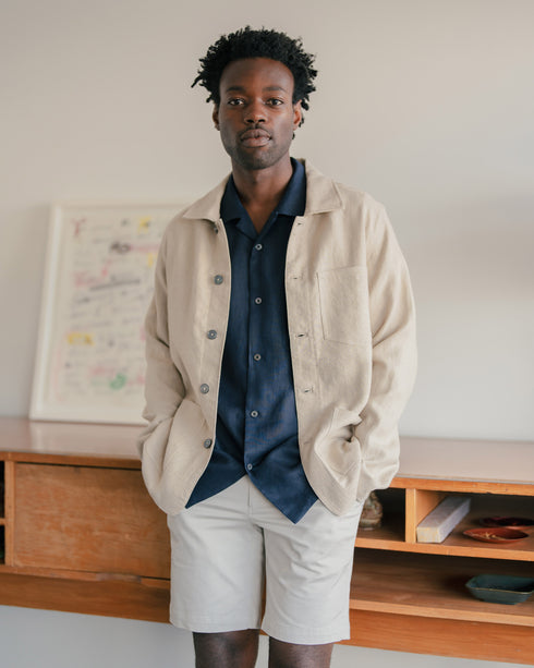 Linen Chore Jacket