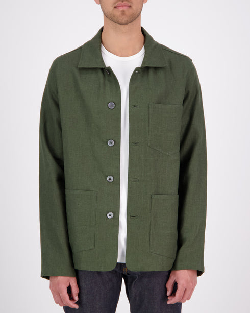 Linen Chore Jacket