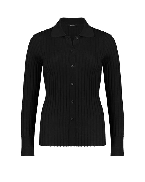 Merino Rib Knit Shirt